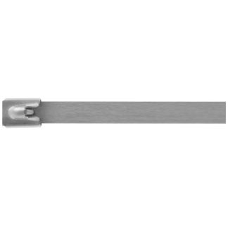 Roller Ball Cable Tie 200x4.6mm Stainless Steel