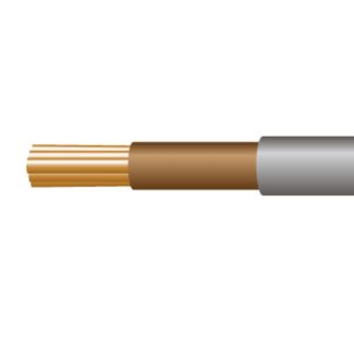 Single Core PVC/PVC Cable 16mm Grey/Brown