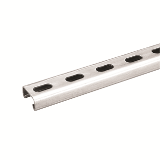 Slotted Strut Channel 41x21x2.5mmx3m Steel Pre-Galvanised