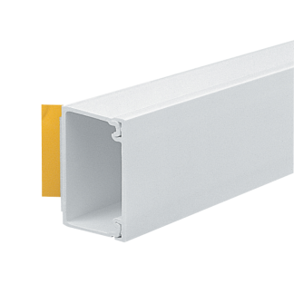 Mini Self Fixing Trunking 38x25mmx3m White