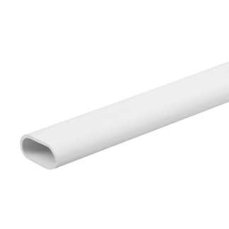 Oval Conduit 16x10mmx3m White