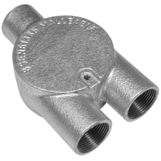 Conduit 3 Way Y Box 25mm Galvanised