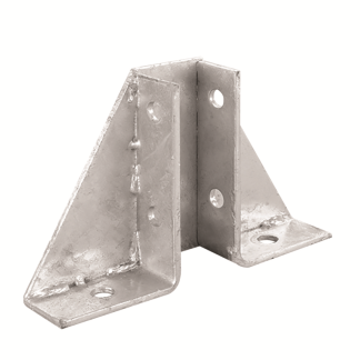 Gusset Base Plate Bracket 41mm Steel Hot Dip Galvanised