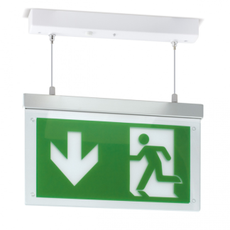 Surface Suspended Blade 3hrM IP20 Exit Sign