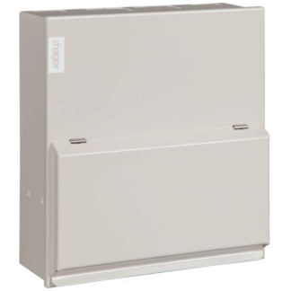 VML406AH 6 Way RCCB Incomer Type A Consumer Unit 63A 30mA 246x227x100mm