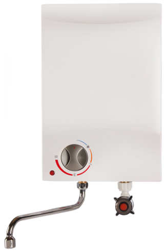 Vented Oversink Point Of Use IP24 Water Heater 2kW 5Ltr 400x270x180mm White