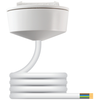 4 Pin Pre-Wired Plug-In Ceiling Rose 6A White