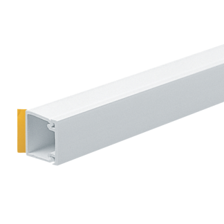 Mini Self Fixing Trunking 16x16mmx3m White