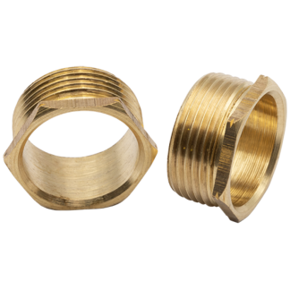 Short Pattern Male Bush 25mm Brass
