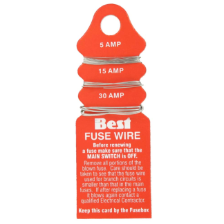 Carded Fuse Wire Tinned Copper