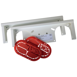 Consumer Unit Rear Stand Off Bracket RAL 9010