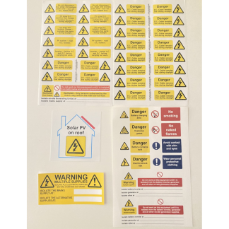 Solar Contractor Pack Label Mixed