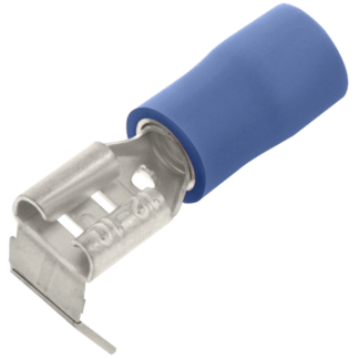 Pre-Insulated Female Push On Terminal 6.3mm Blue