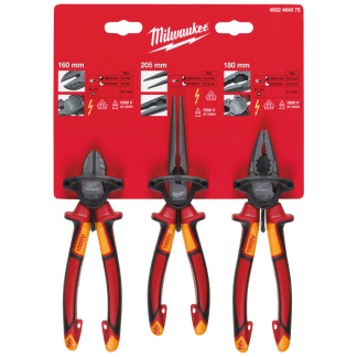 VDE Set=3pc Pliers