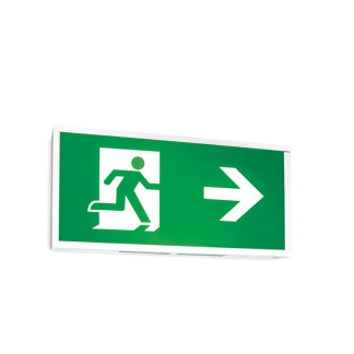 Bulkhead c/w Left/Right Legend Exit Box Aluminium