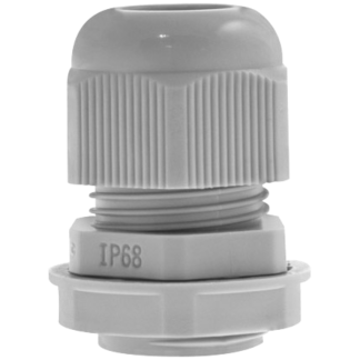 Cable Gland 20mm Grey Nylon