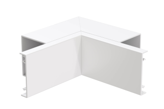 Internal 90Deg Fabricated Maxi Bend 75x75mm White