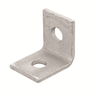 2 Hole Right Angle Bracket Steel Hot Dip Galvanised