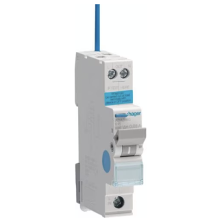 Reduced Height B Curve Type A RCBO 6kA 16A 30mA 92x17.7x73.6mm