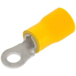 Pre-Insulated Ring Terminal 5mm Yellow
