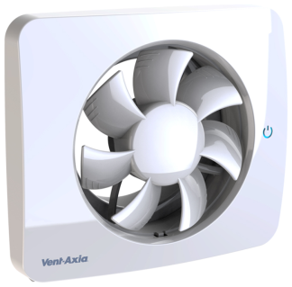 PureAir Sense Odour Sensing IP44 Fan 185x160mm White