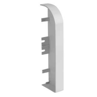 Curve Profile 2 RH End Cap 167x50mm White