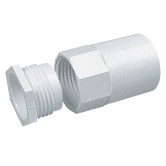 Female Thread Adaptor 20mm White PVC